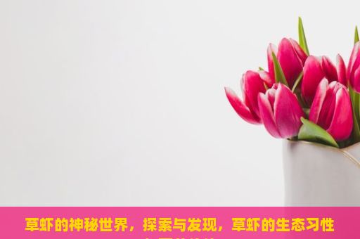 草虾的神秘世界，探索与发现，草虾的生态习性与营养价值