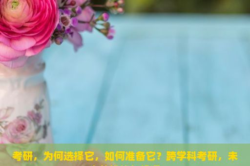 考研，为何选择它，如何准备它？跨学科考研，未来的挑战与机遇