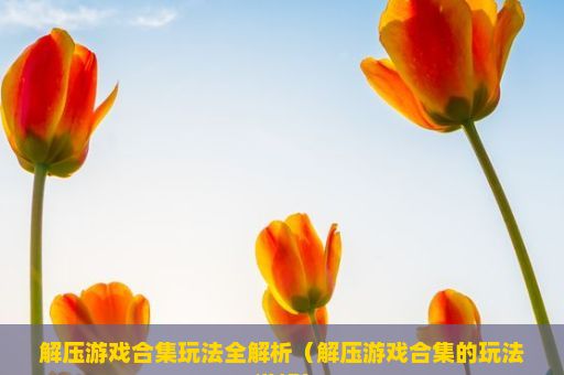 解压游戏合集玩法全解析（解压游戏合集的玩法详解）