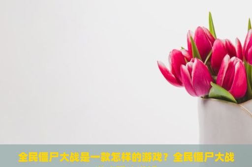 全民僵尸大战是一款怎样的游戏？全民僵尸大战游戏玩法详解