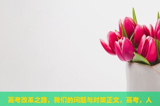 高考改革之路，我们的问题与对策正文，高考，人生路上的重要转折