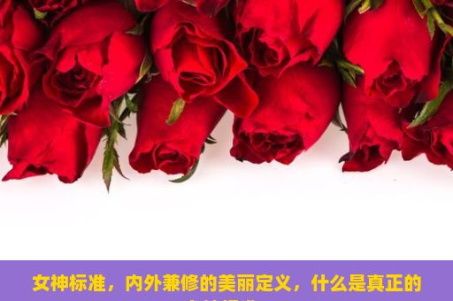 女神标准，内外兼修的美丽定义，什么是真正的女神标准？