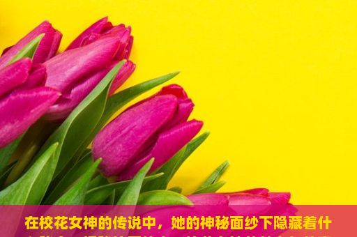 在校花女神的传说中，她的神秘面纱下隐藏着什么秘密？揭秘校园传奇，校花女神的魅力与故事