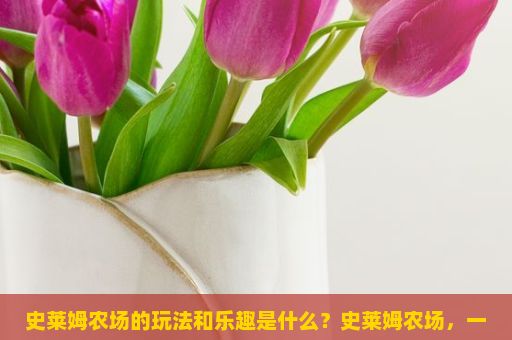 史莱姆农场的玩法和乐趣是什么？史莱姆农场，一个令人上瘾的模拟经营游戏