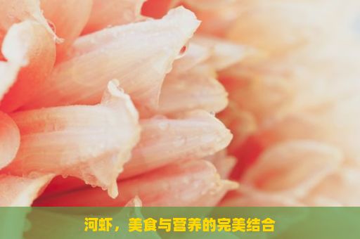 河虾，美食与营养的完美结合
