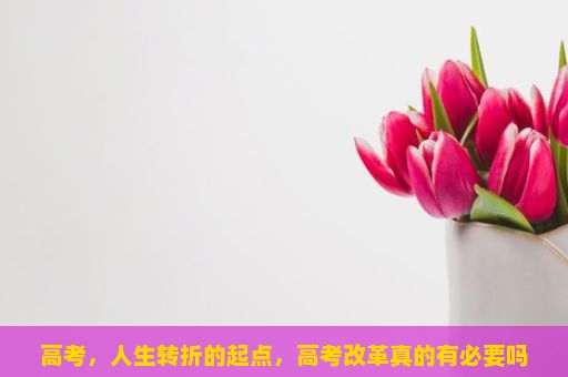 高考，人生转折的起点，高考改革真的有必要吗？