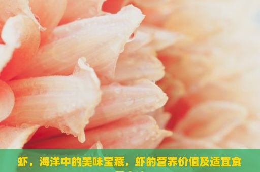 虾，海洋中的美味宝藏，虾的营养价值及适宜食用方法